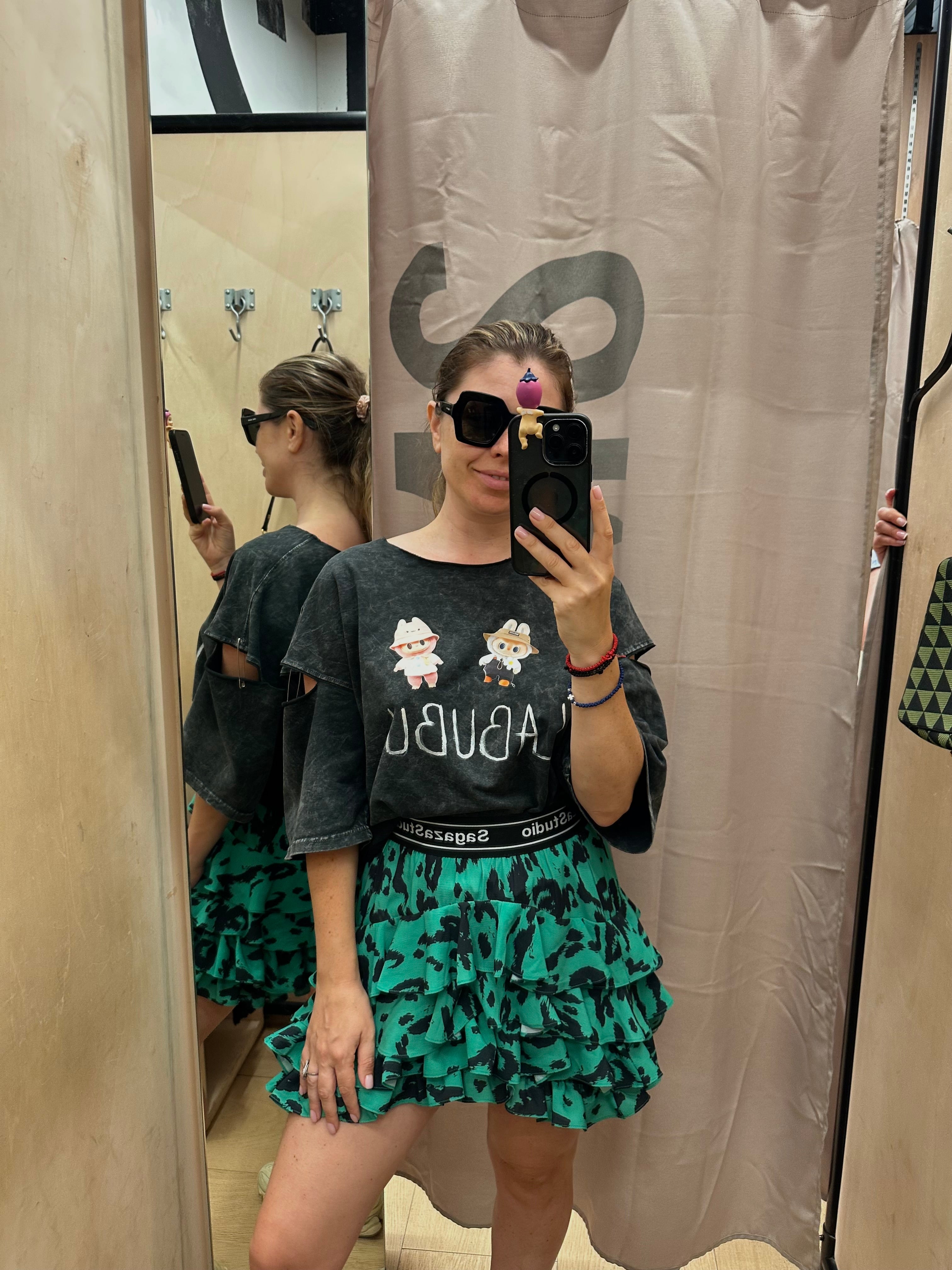 Tricou La Bubu - pentru femei - Alb/ Negru/ Gri