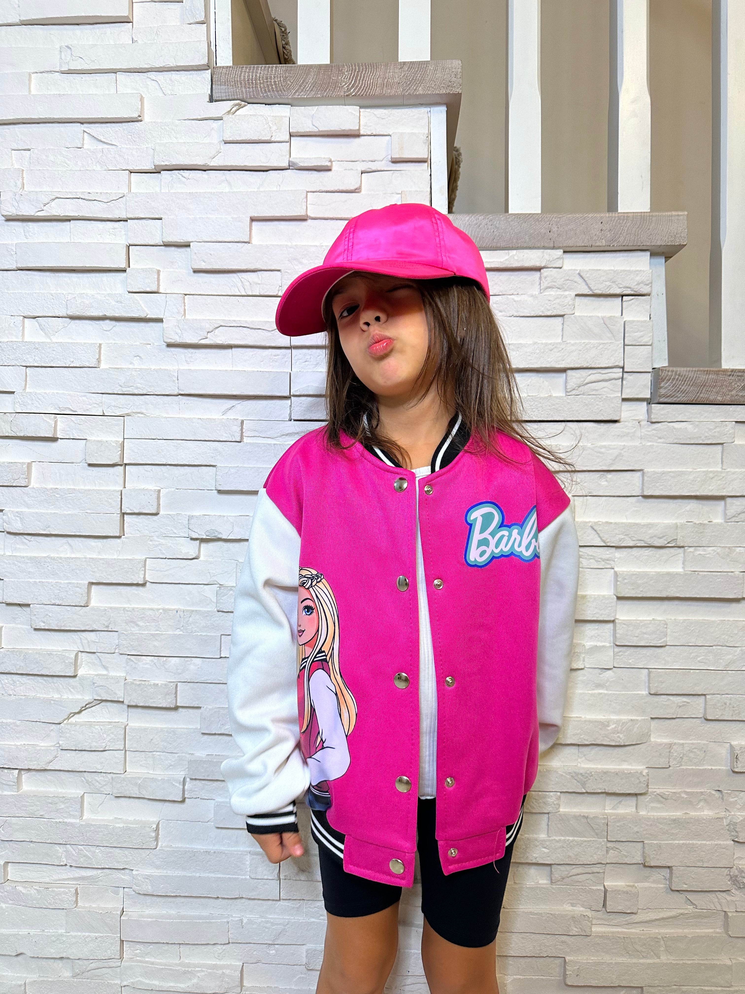 Hanorac Barbie Annia - pentru fete - Fucsia / Roz