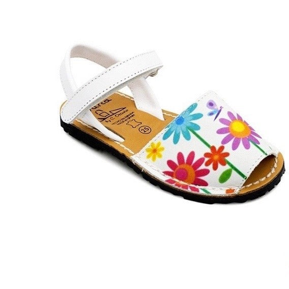 Sandale Avarca Flowers - pentru fetite