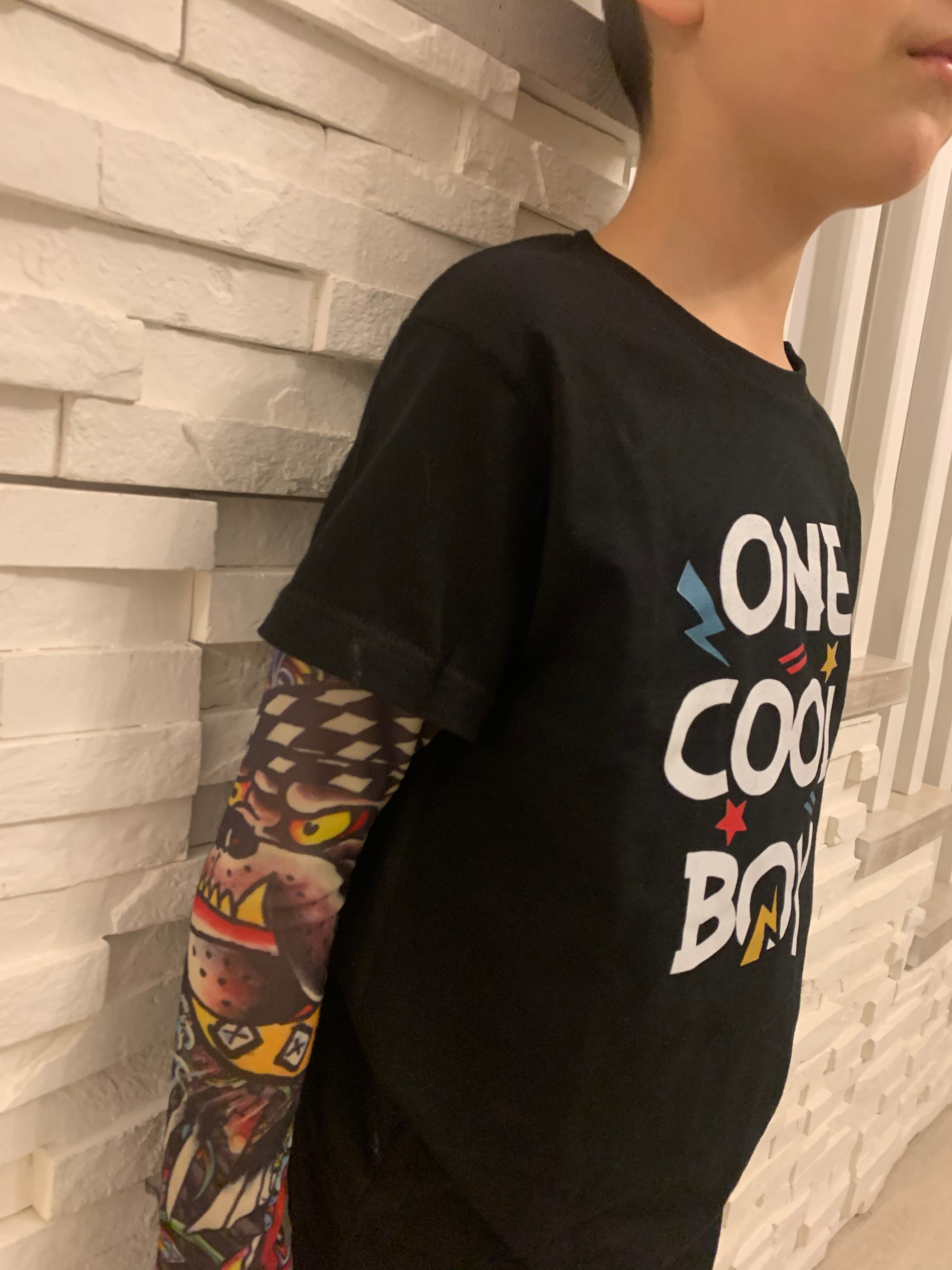Tricou tatuaje "One cool boy" - baieti