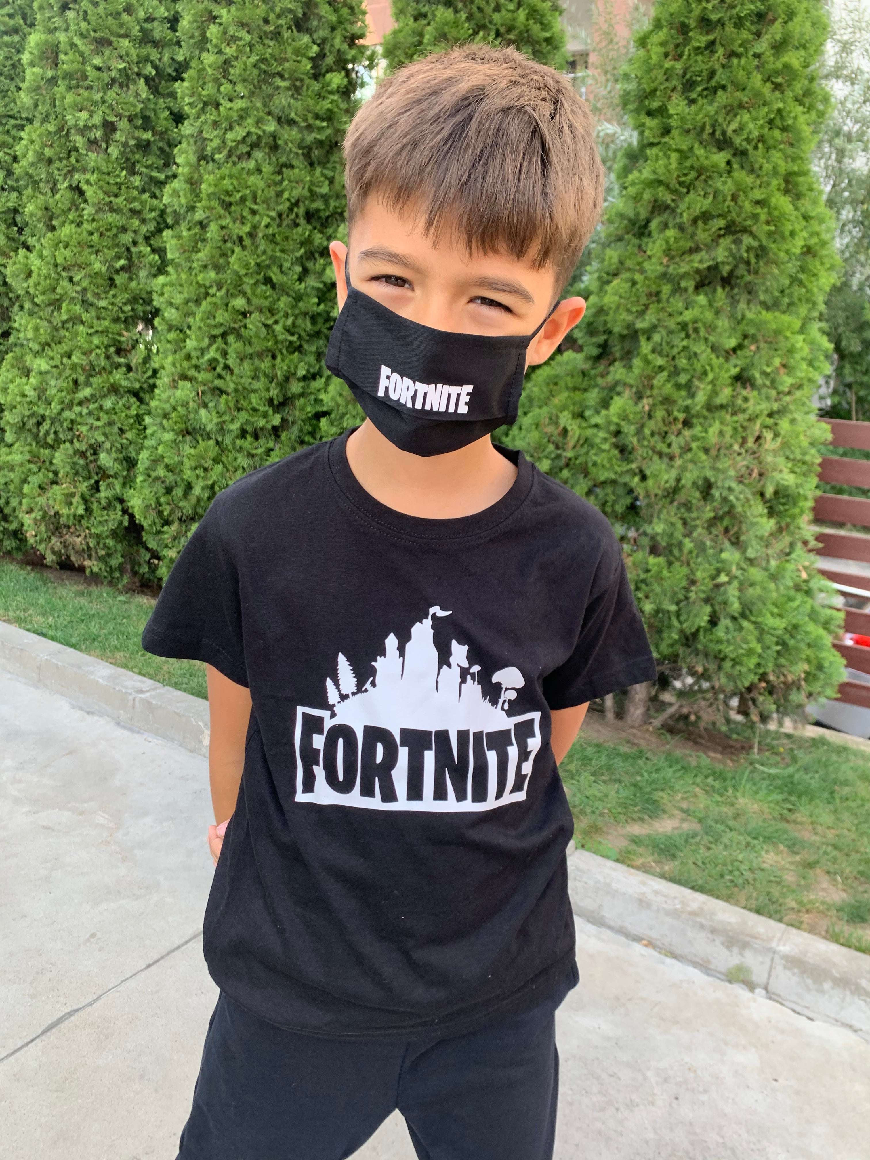 Tricou Black Fornite - baieti