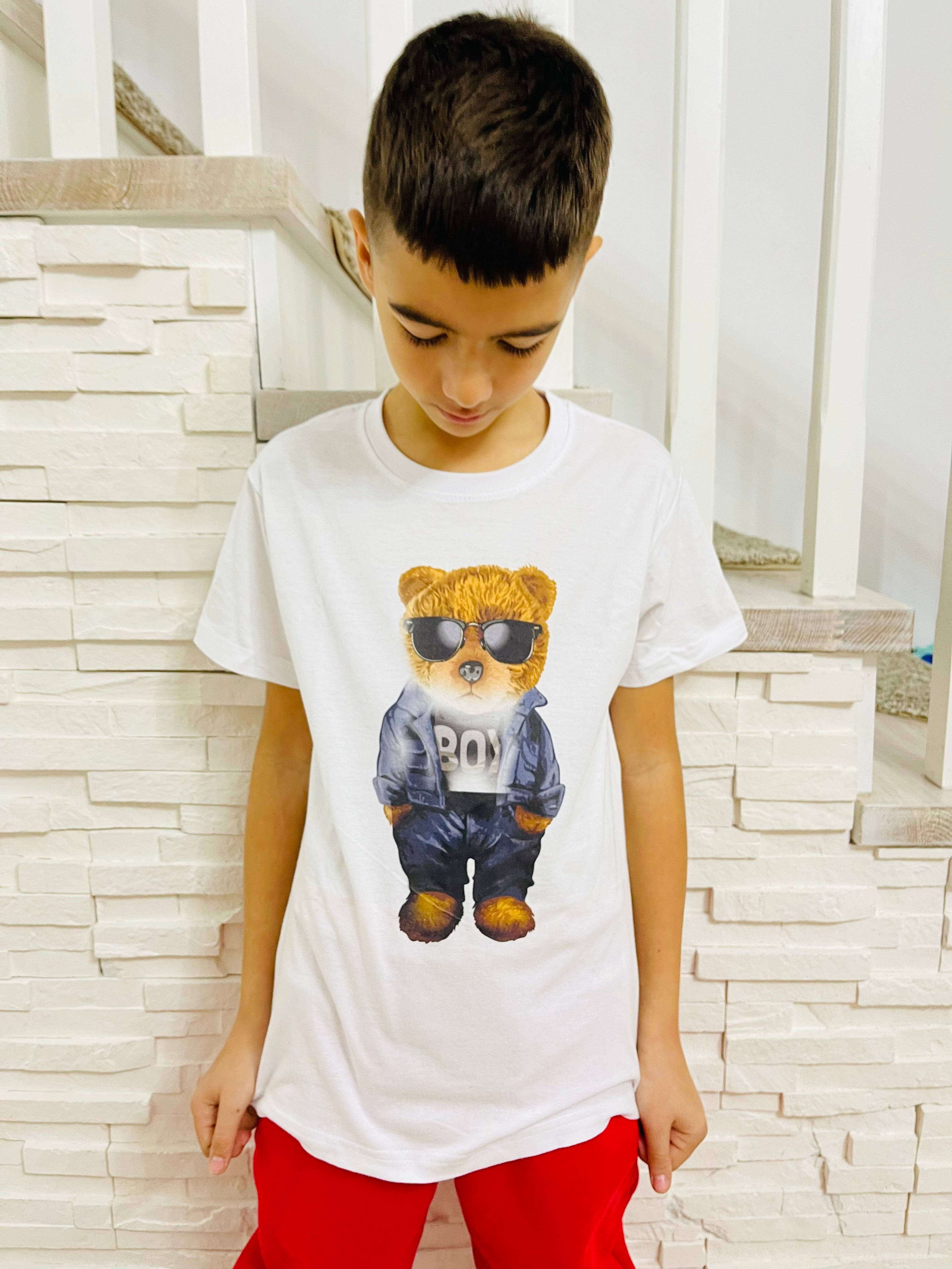 Tricou - Teddy boy - unisex pentru fete si baieti