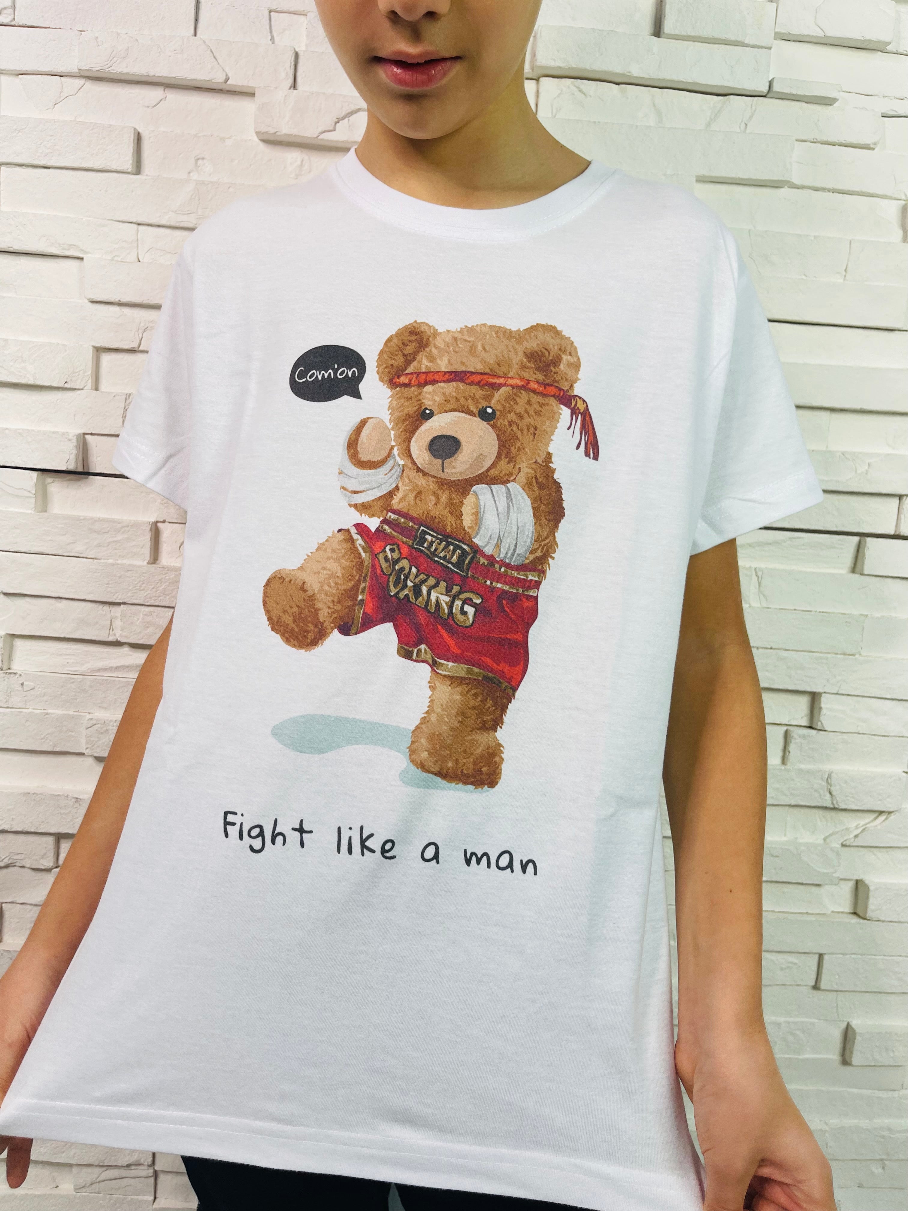 Tricou - Teddy Boxer - unisex pentru fete si baieti
