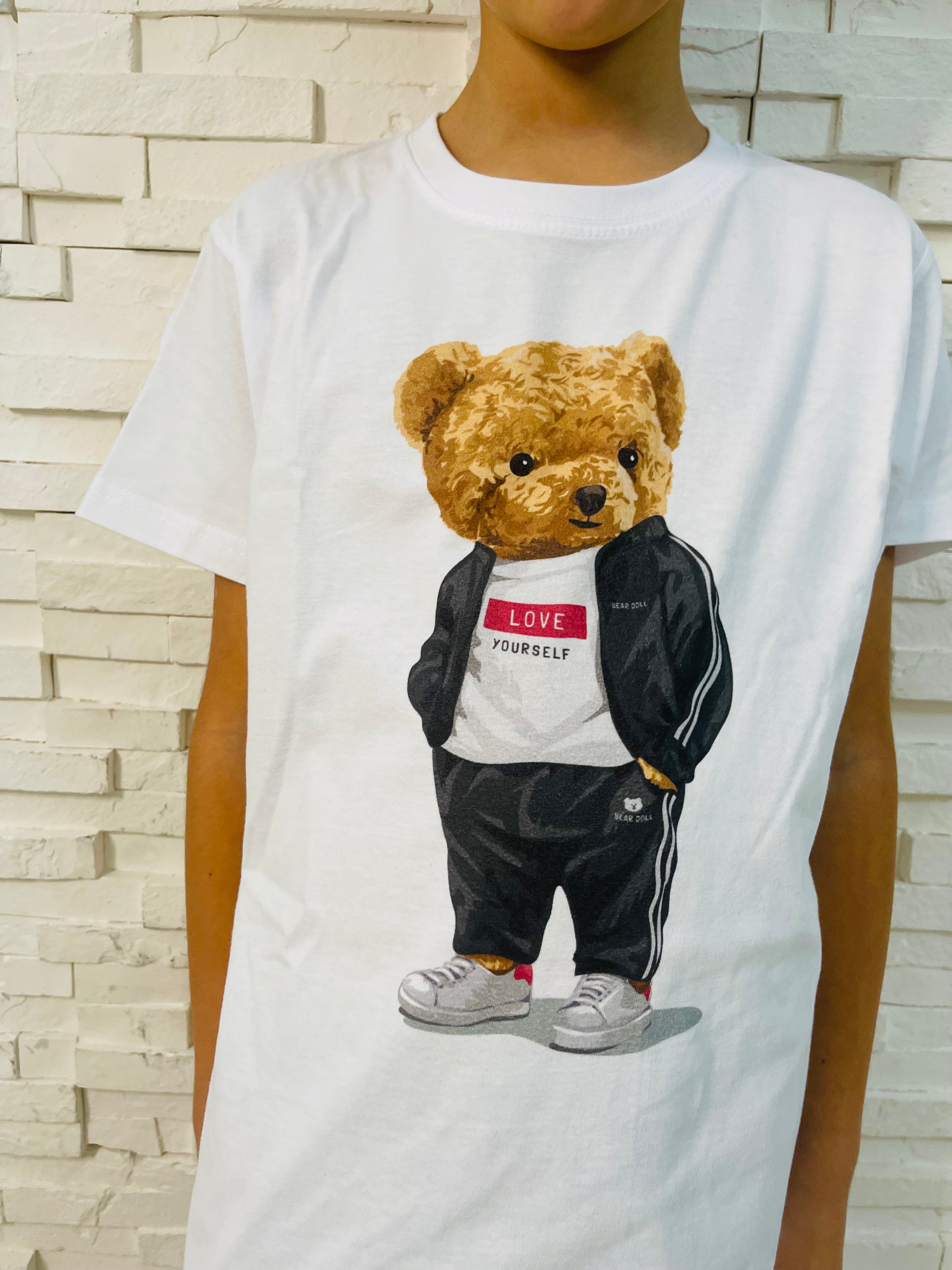 Tricou - Gentleman Teddy - unisex pentru fete si baieti