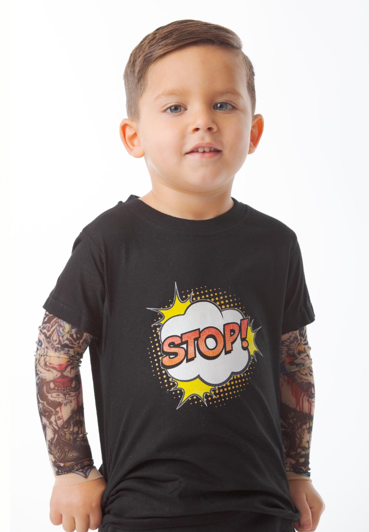Bluză "STOP" - unisex pentru copii