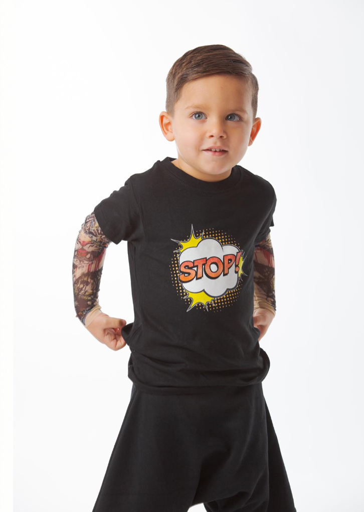 Bluză "STOP" - unisex pentru copii