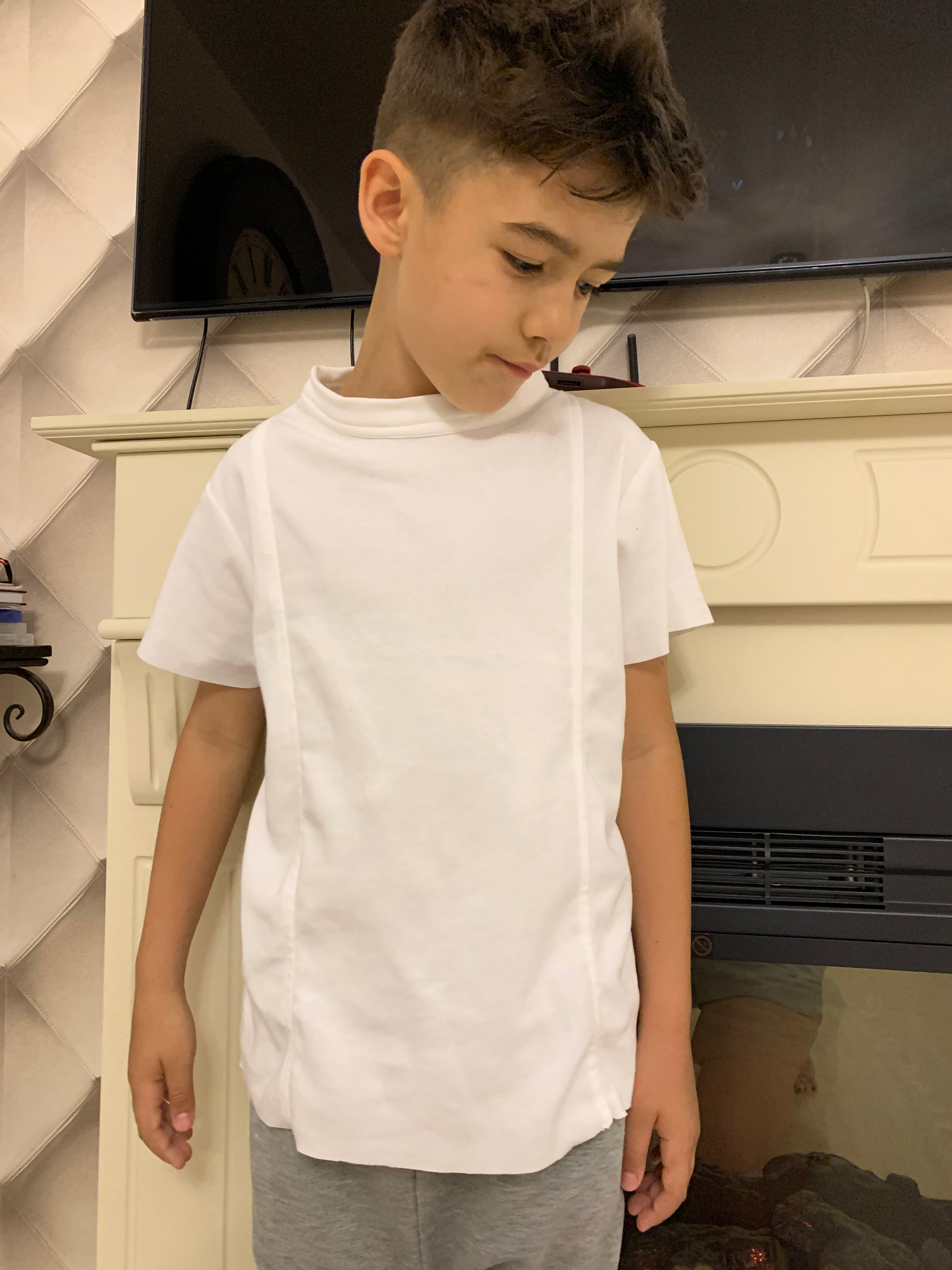 Tricou White - unisex pentru copii