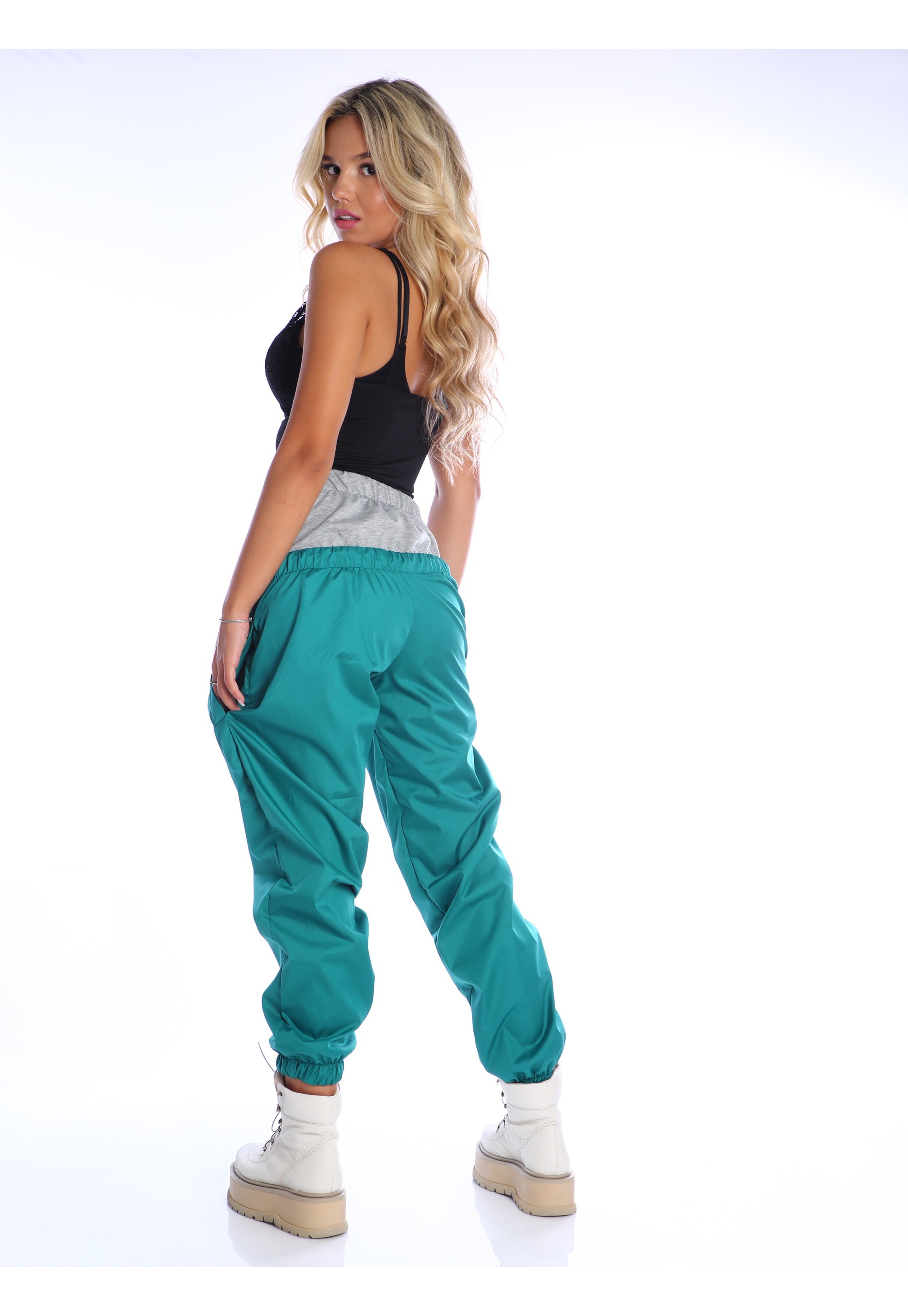Pantaloni Double Kargo Green - pentru femei